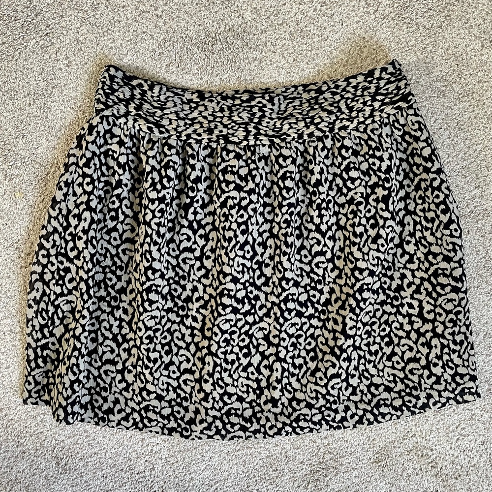 Loft Leopard Print Skirt - image 1